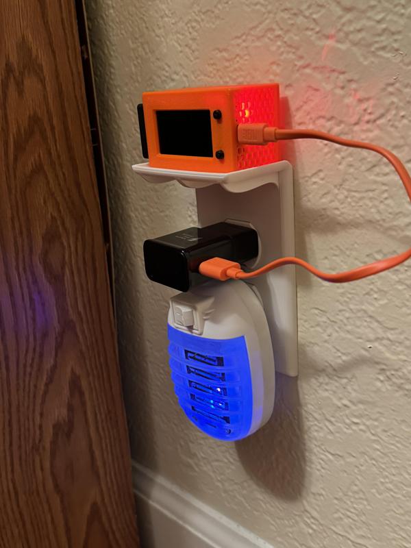 Wall Plate with Shelf for US NEMA Outlet