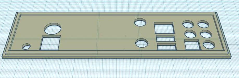 ASUS TUF X570 PRO WIFI IO SHIELD 2MM