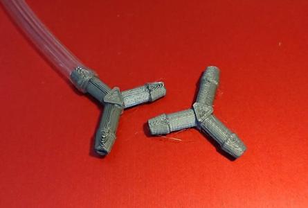 Aquarium air pipe splitter