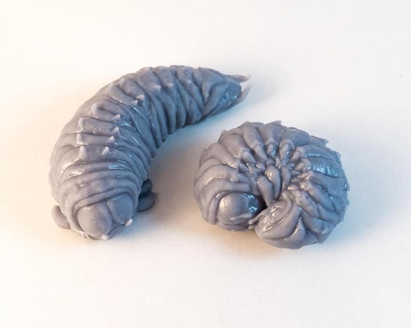 Giant Larvae - DnD Character - 2 Poses