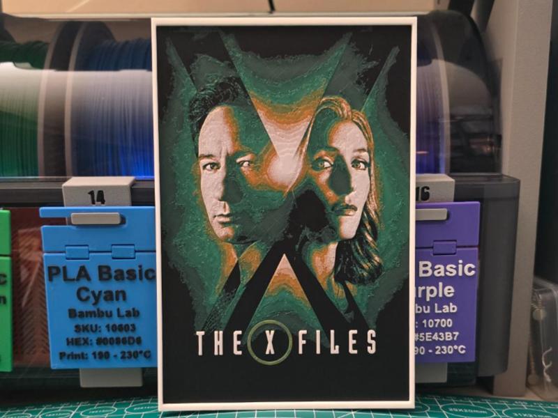 The X-Files Poster - Hueforge Art