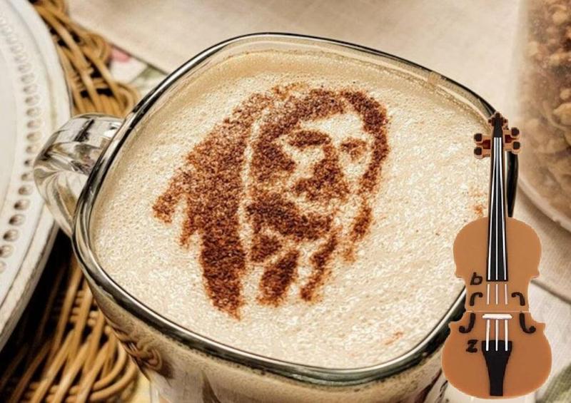 JESUS - coffee stencil