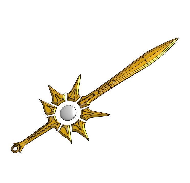 Okami Thunder Edge Inspired Sword Prop