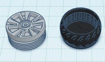 ashtray in the shape of a car wheel decoration