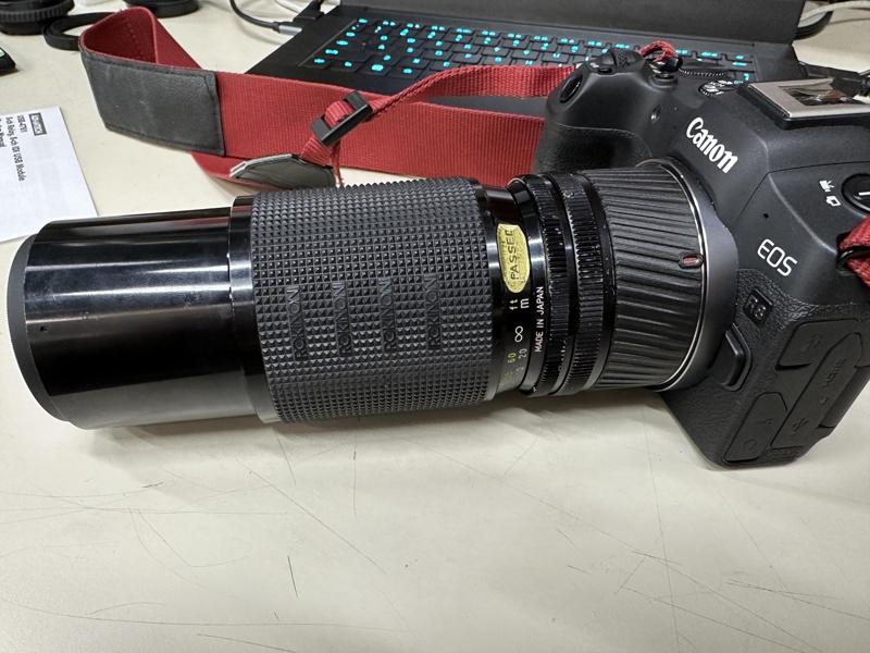 Canon FD/FL lens to Canon RF camera adapter