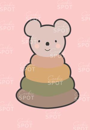 Rock-a-Stack Cookie Cutter
