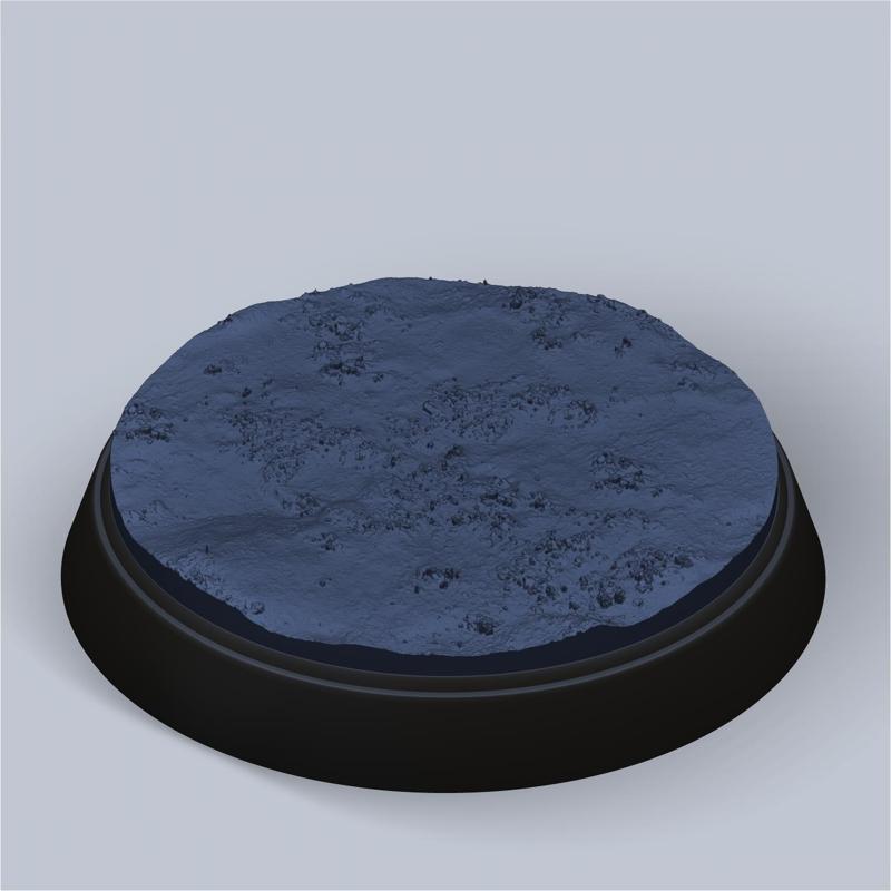 32mm rocky terrain base hammer RPG table top