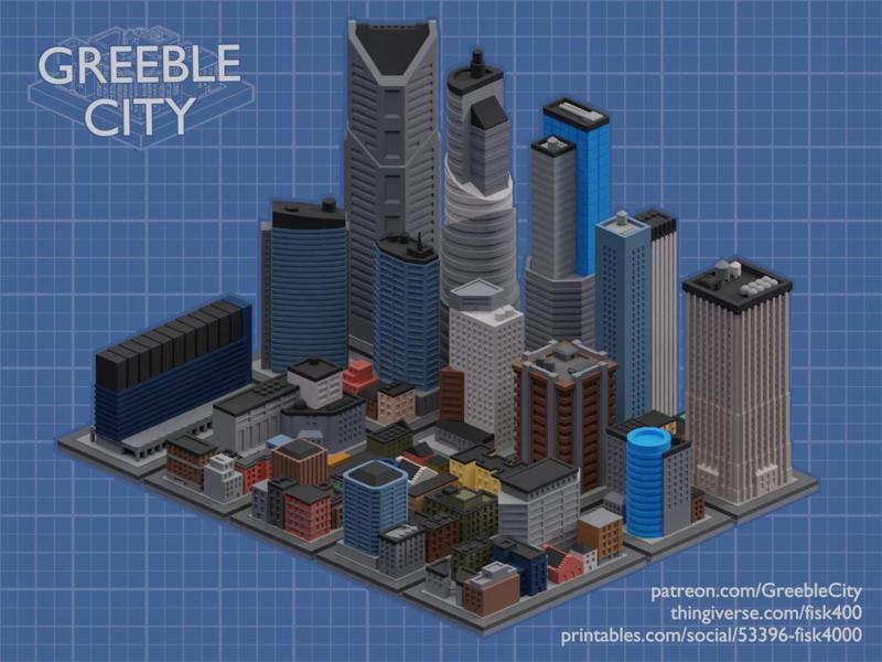 GreebleCity: Set 05 (2024 Version)