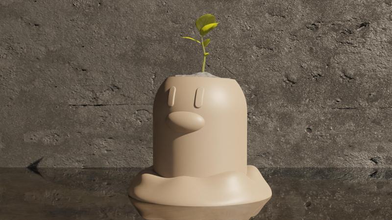 Diglett - Pokemon Pot Plant