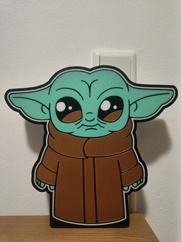 Baby Yoda Lightbox LED