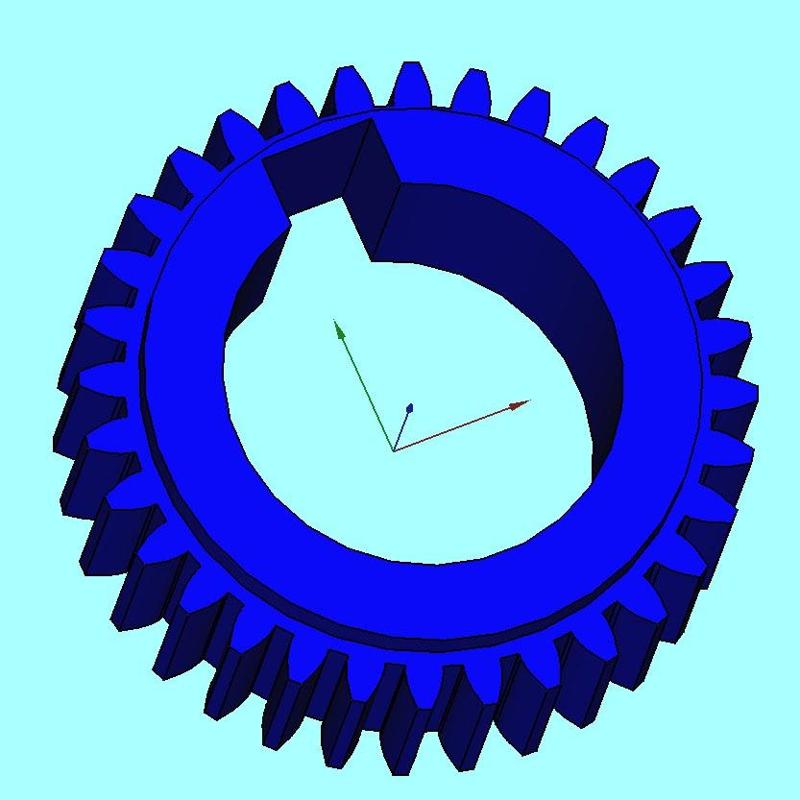 Zahnrad gear Z 32 Bernardo P600G