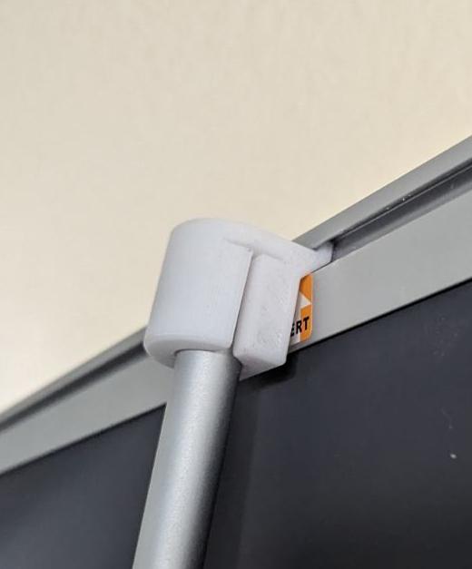 Rolling Banner Stand Endcap for 14mm Rod