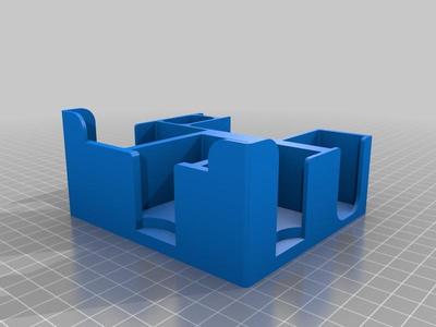 Teotihuacan game insert Main tray in parts