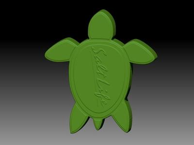 SALT LIFE TURTLE SOLID SHAMPOO AND MOLD FOR SOAP PUMP