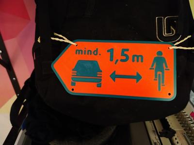 Bicycle Distance Sign