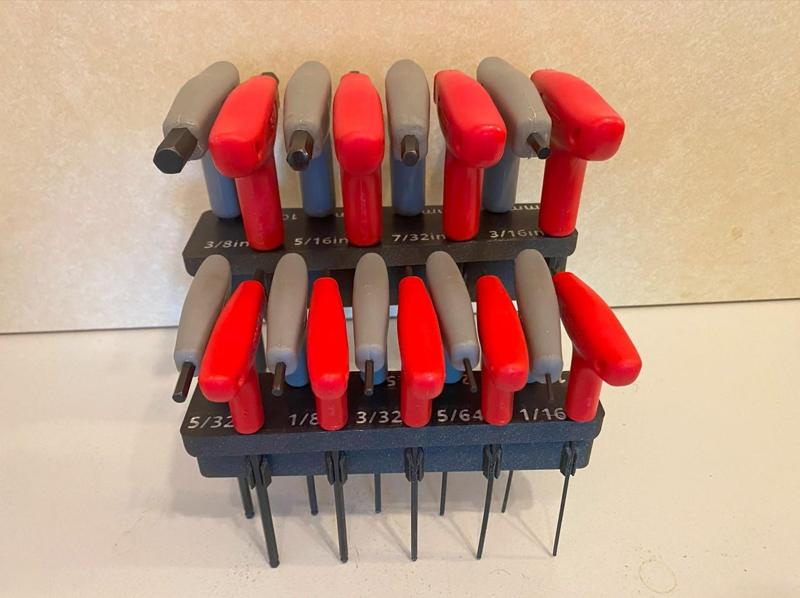 T Handle Hex Key Allen Wrench Holder (MMU)
