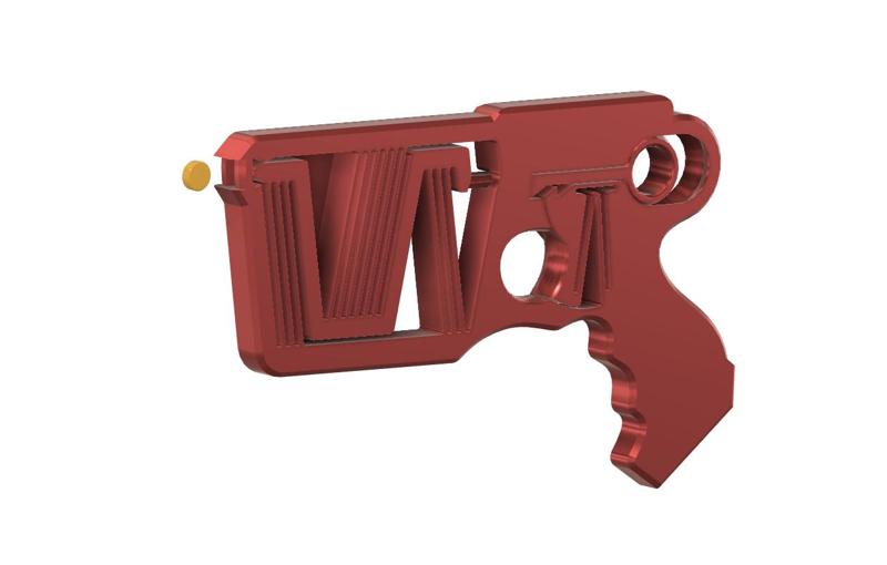 Compliant Mechanism Disk Gun