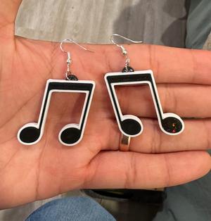 Music Note Earrings