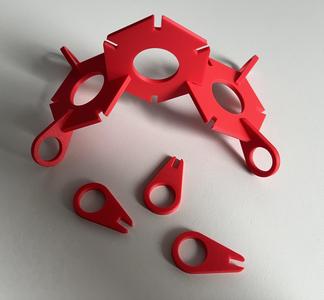 Simple hexagonal Molecule Toybox