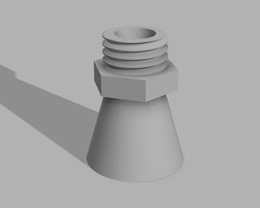 Fire extinguisher nozzle