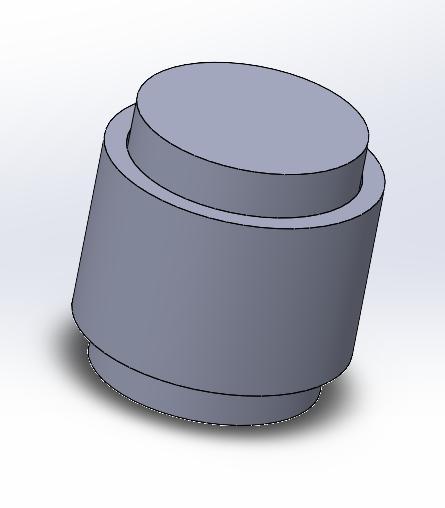 Cylinder and shaft to test play between some parts.