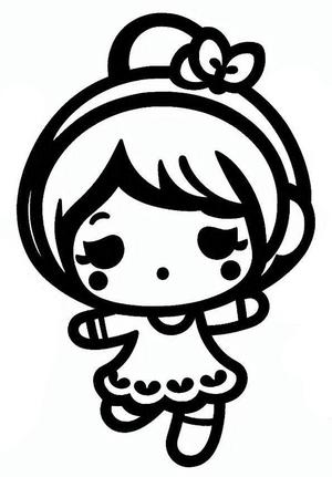 Doll keychain 5 (two colours)