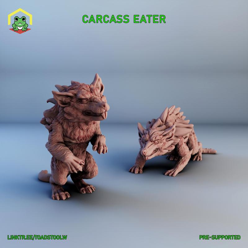 Carcass Eater - STL - RPG MINIATURE