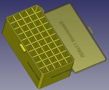 Beaumont 11X52mm Rimmed, Head Up, Snug Snap Latch Modular Ammo Box