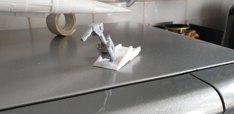 Buck Rogers Thunder Fighter Skid