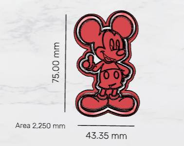Mickey fullbody stamp&cutter