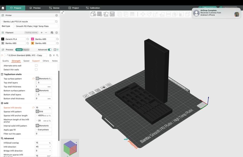 Wood burning tool tips tray
