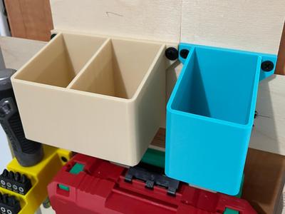 French Cleat Wall Organizer Bins