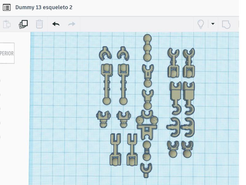 Esqueleto Dummy 13 y Version Lucky13 (Chappie)