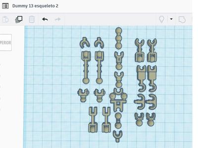 Esqueleto Dummy 13 y Version Lucky13 (Chappie)