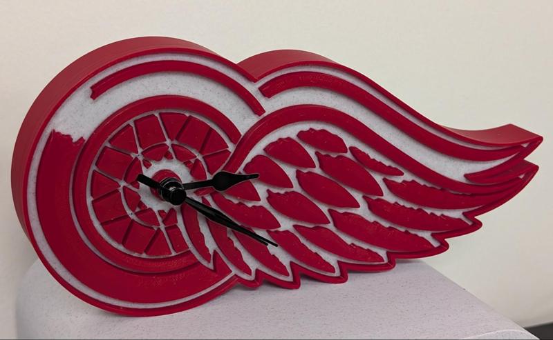 Detroit Red Wings Clock