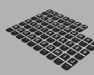 Lettres braille