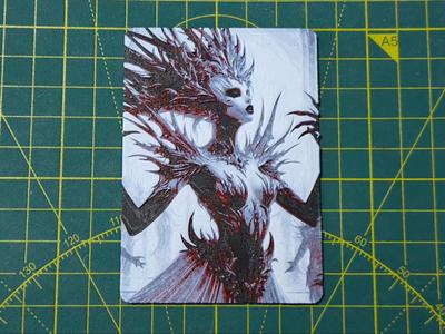 MTG Commander Deck Box inlay Phyrexian HueForge