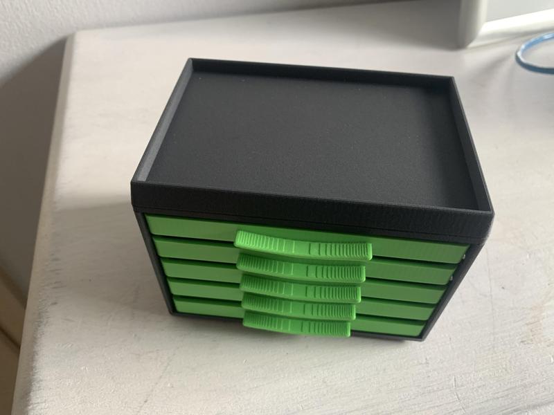 Top Shelf for Small Parts Tray Cabinet Box