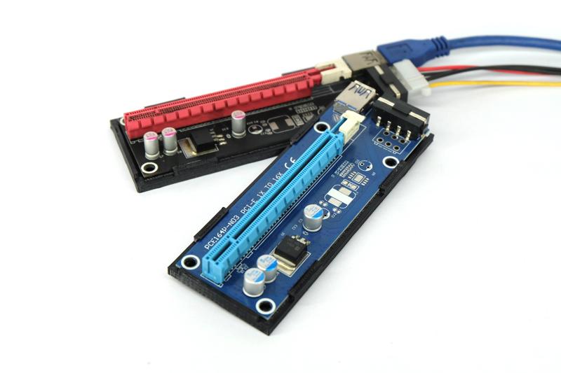 PCI-E USB raiser slide-on protection cover.