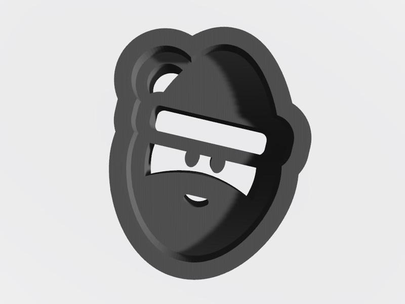 Keychain Santa Claus