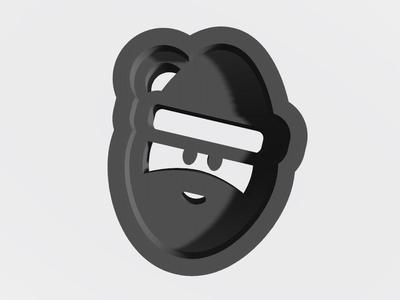 Keychain Santa Claus