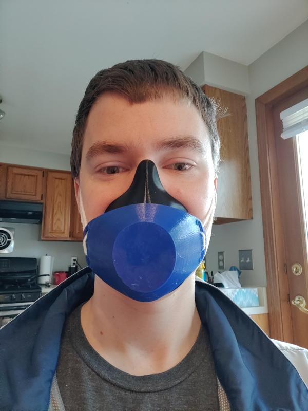 N95 Face Mask Concept (Vase Mode, No Support)