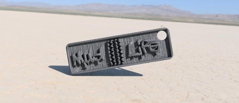 Mud Life keychain