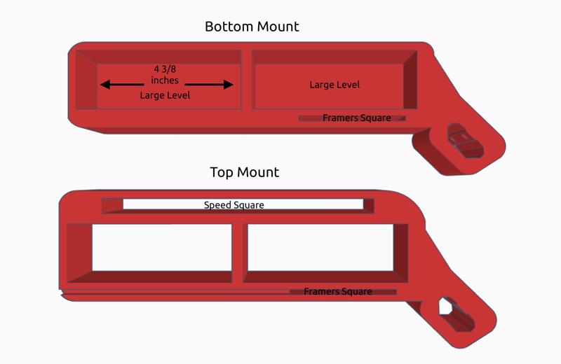 Milwaukee Packout 4in1 LARGE/WIDE LEVELs, Speed Square, Framers Square