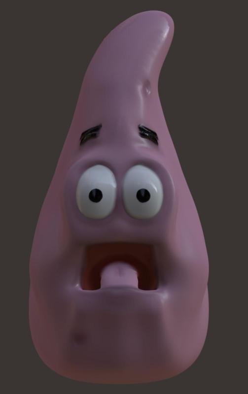 PATRICK STAR HEAD MODEL
