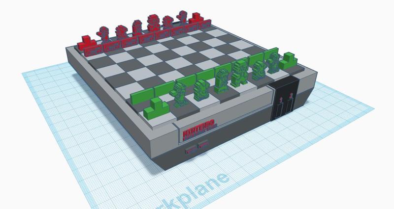 Nintendo Entertainment System Chess Set