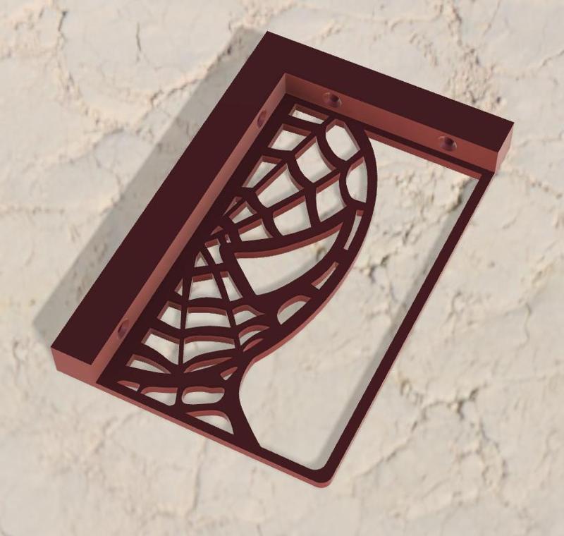 SQUARE WALL SHELF SPIDERMAN