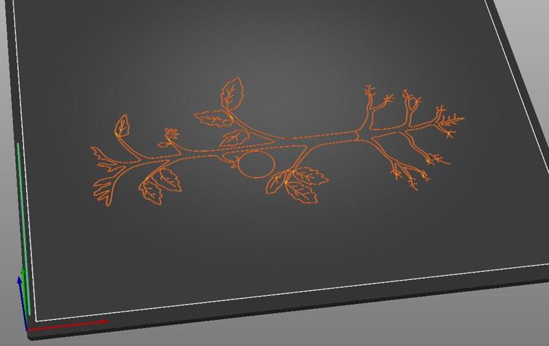 Tactile image: plant