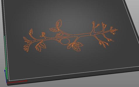 Tactile image: plant