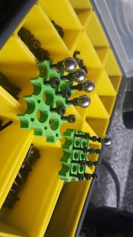 Magnetic ball joints for Anycubic Kossel Linear Plus